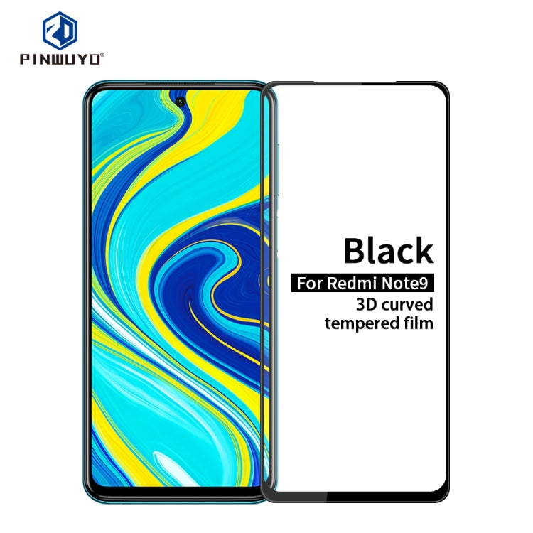 PINWUYO 9H 3D Curved Full Screen Explosion-proof Tempered Glass Film, For Xiaomi 10 Lite, For Xiaomi RedMi Note 9, For Huawei Honor 30/nova7, For Huawei Honor 30s/nova7se, For Huawei Enjoy Z 5G, For ViVO iQOO Z1, For OPPO Reno4, For Xiaomi RedMi Note9S...
