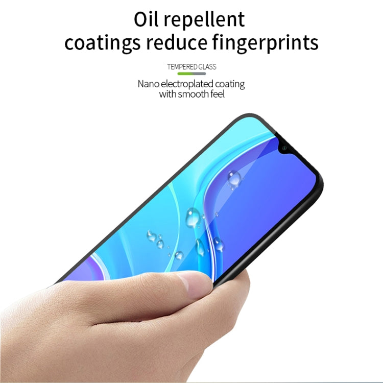 PINWUYO 9H 2.5D Full Screen Tempered Glass Film, For Xiaomi RedMi 9, For Xiaomi RedMi 10X 5G, For Vivo X50, For Oppo Reno4 5G, For Huawei  Y5P/Y5 Prime, For Huawei Y8P / P smart S