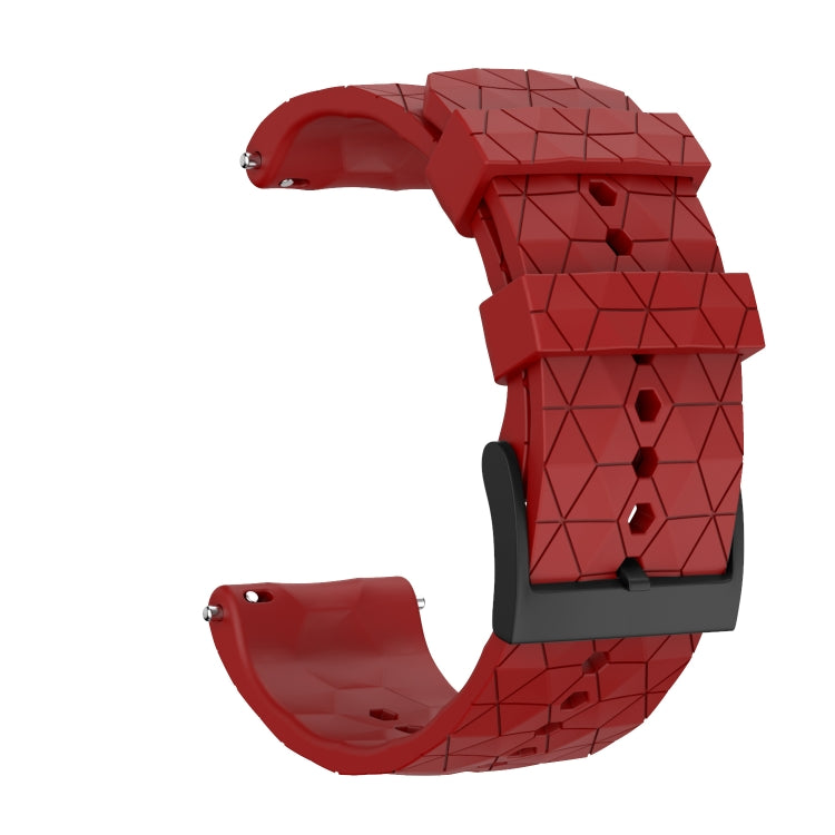 For Suunto Spartan Sport & Suunto 9 / 9 Baro / D5 Universal Football Texture Silicone Strap