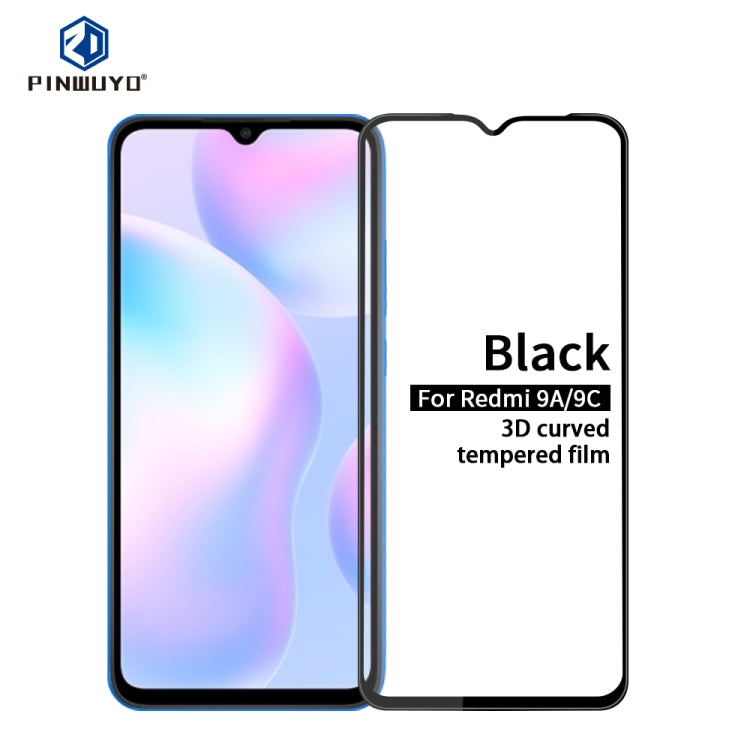 PINWUYO 9H 3D Curved Full Screen Explosion-proof Tempered Glass Film, For Xiaomi Redmi 10X 5G, For Xiaomi Redmi 10X Pro, For Xiaomi Redmi 9A, For Huawei Enjoy 20 Pro, For vivo Y70s, For Huawei Honor X10, For vivo X50, For OPPO A92S, For Samsung Galaxy ...