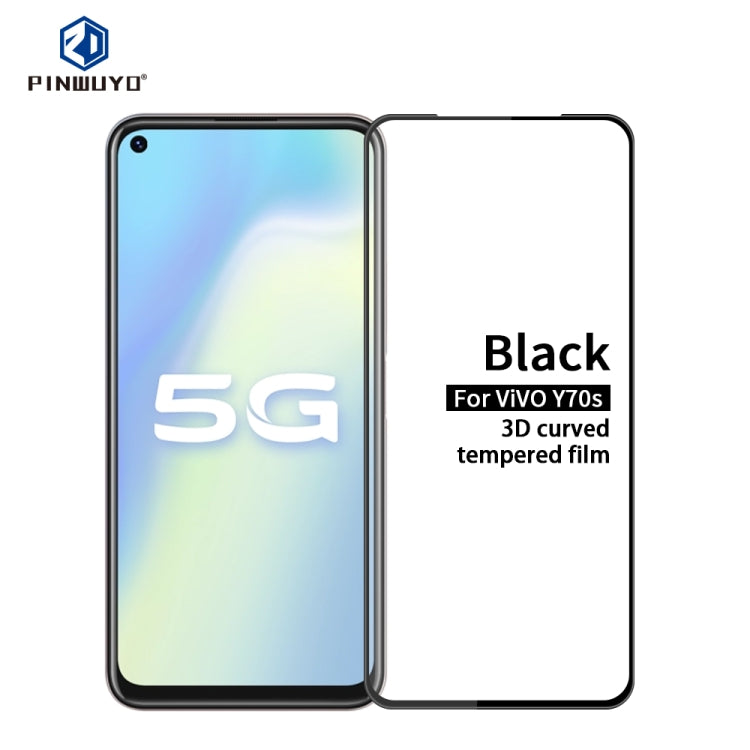 PINWUYO 9H 3D Curved Full Screen Explosion-proof Tempered Glass Film, For Xiaomi Redmi 10X 5G, For Xiaomi Redmi 10X Pro, For Xiaomi Redmi 9A, For Huawei Enjoy 20 Pro, For vivo Y70s, For Huawei Honor X10, For vivo X50, For OPPO A92S, For Samsung Galaxy ...