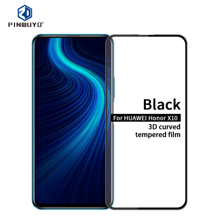 PINWUYO 9H 3D Curved Full Screen Explosion-proof Tempered Glass Film, For Xiaomi Redmi 10X 5G, For Xiaomi Redmi 10X Pro, For Xiaomi Redmi 9A, For Huawei Enjoy 20 Pro, For vivo Y70s, For Huawei Honor X10, For vivo X50, For OPPO A92S, For Samsung Galaxy ...