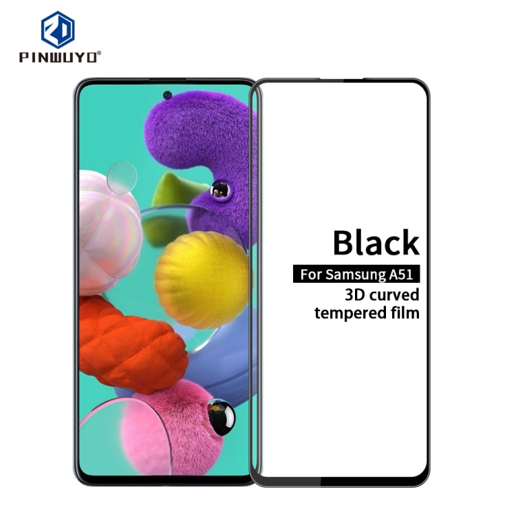 PINWUYO 9H 3D Curved Full Screen Explosion-proof Tempered Glass Film, For Xiaomi Redmi 10X 5G, For Xiaomi Redmi 10X Pro, For Xiaomi Redmi 9A, For Huawei Enjoy 20 Pro, For vivo Y70s, For Huawei Honor X10, For vivo X50, For OPPO A92S, For Samsung Galaxy ...
