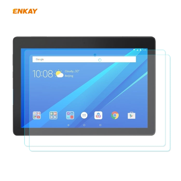 2 PCS ENKAY Hat-Prince 0.33mm 9H Surface Hardness 2.5D Explosion-proof Tempered Glass Screen Protector, For Huawei Honor V6, For Samsung Galaxy Tab A 8.4 (2020), For Lenovo M10 Plus 10.3, For Lenovo Smart Tab M10 10.1, For Lenovo E10 TB-X104F 10.1