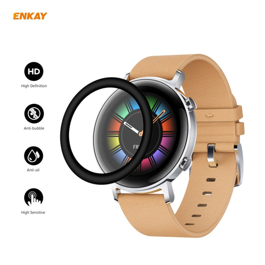 2 PCS ENKAY Hat-Prince 3D Full Screen Soft PC Edge + PMMA HD Screen Protector Film