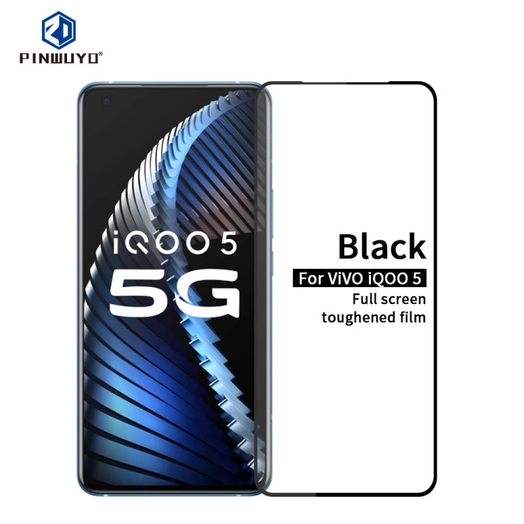 PINWUYO 9H 2.5D Full Screen Tempered Glass Film, For Samsung Galaxy S20 FE, For OPPO A53 (2020), For Vivo iQOO5, For Sony Xperia5 II