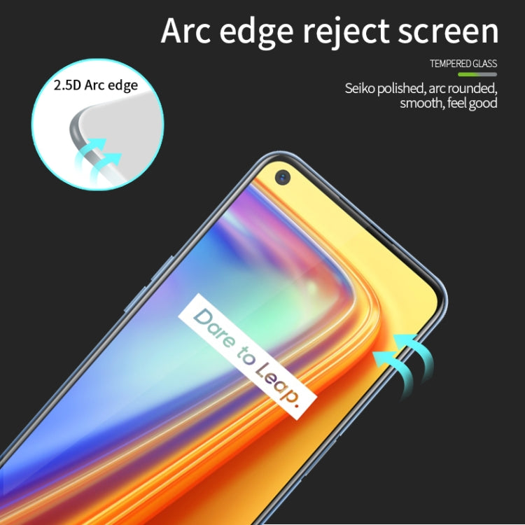PINWUYO 9H 2.5D Full Screen Tempered Glass Film, For Realme7, For Realme7 Pro, For Realme X7, For Realme X7 Pro, For OPPO Reno4Z