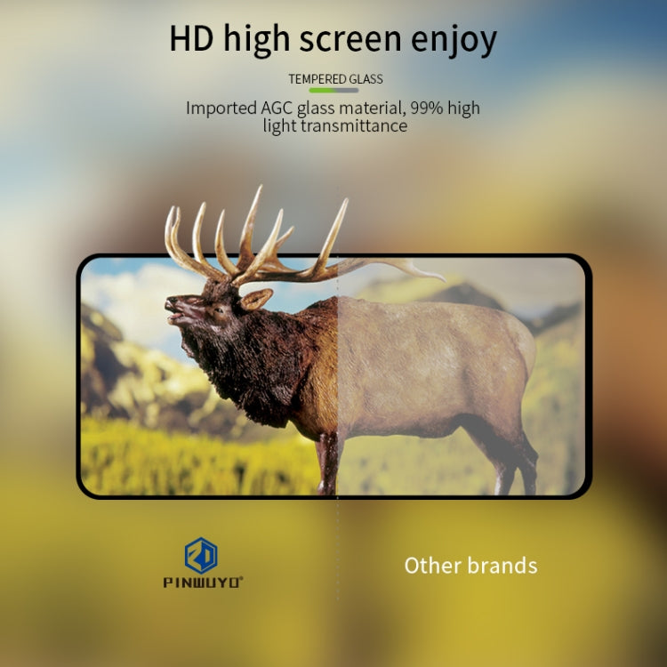 PINWUYO 9H 2.5D Full Screen Tempered Glass Film, For Realme7, For Realme7 Pro, For Realme X7, For Realme X7 Pro, For OPPO Reno4Z