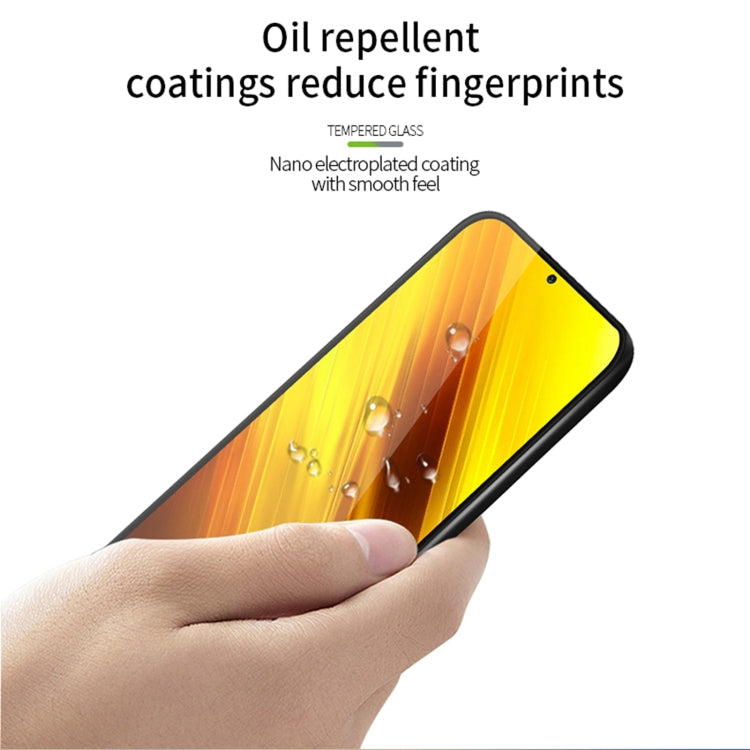 PINWUYO 9H 3D Curved Full Screen Explosion-proof Tempered Glass Film, For Xiaomi POCO X3, For Xiaomi POCO M2, For vivo iQOO5, For vivo iQOO5 Pro, For Realme7, For OPPO Reno4 Z, For Realme7 Pro, For OPPO Reno4 SE