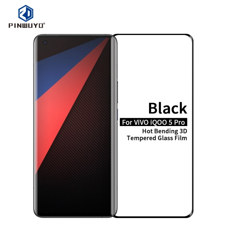 PINWUYO 9H 3D Curved Full Screen Explosion-proof Tempered Glass Film, For Xiaomi POCO X3, For Xiaomi POCO M2, For vivo iQOO5, For vivo iQOO5 Pro, For Realme7, For OPPO Reno4 Z, For Realme7 Pro, For OPPO Reno4 SE