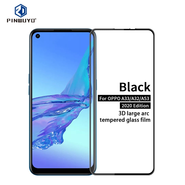 PINWUYO 9H 3D Curved Full Screen Explosion-proof Tempered Glass Film, For OPPO A32 / A33 / A53 (2020), For OPPO A73(2020), For OPPO A93(2020), For Huawe Y9a (2020), For vivo V20, For vivo V20 Pro