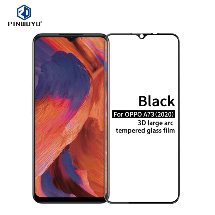 PINWUYO 9H 3D Curved Full Screen Explosion-proof Tempered Glass Film, For OPPO A32 / A33 / A53 (2020), For OPPO A73(2020), For OPPO A93(2020), For Huawe Y9a (2020), For vivo V20, For vivo V20 Pro