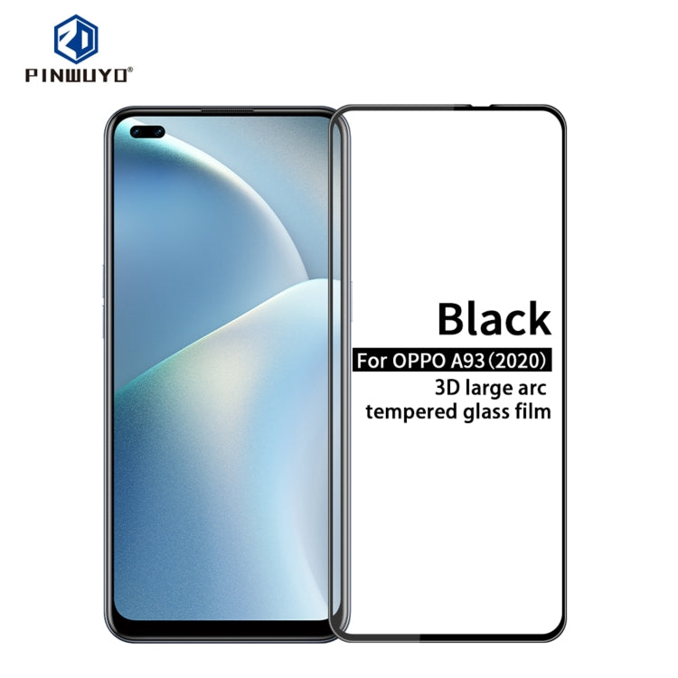 PINWUYO 9H 3D Curved Full Screen Explosion-proof Tempered Glass Film, For OPPO A32 / A33 / A53 (2020), For OPPO A73(2020), For OPPO A93(2020), For Huawe Y9a (2020), For vivo V20, For vivo V20 Pro