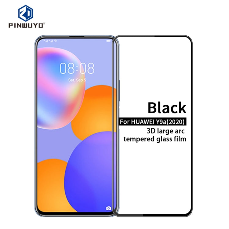PINWUYO 9H 3D Curved Full Screen Explosion-proof Tempered Glass Film, For OPPO A32 / A33 / A53 (2020), For OPPO A73(2020), For OPPO A93(2020), For Huawe Y9a (2020), For vivo V20, For vivo V20 Pro