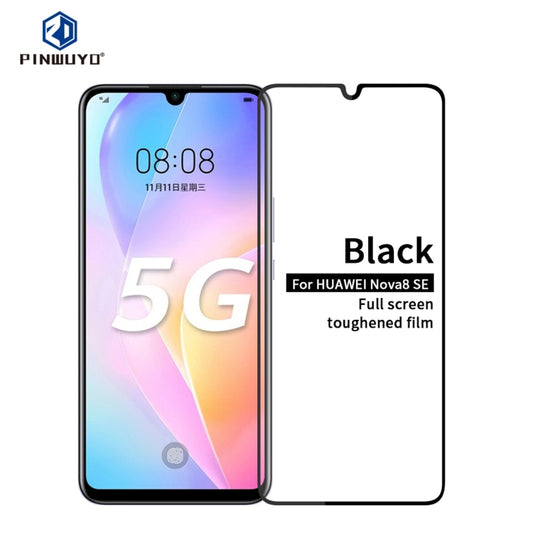 PINWUYO 9H 2.5D Full Screen Tempered Glass Film