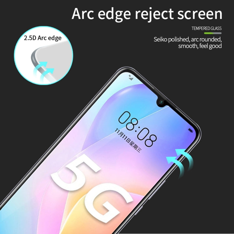 PINWUYO 9H 2.5D Full Screen Tempered Glass Film, For Huawei Nova 8 SE, For vivo S7e, For Motorola Moto G 5G, For Samsung Galaxy A12, For Samsung Galaxy M21s