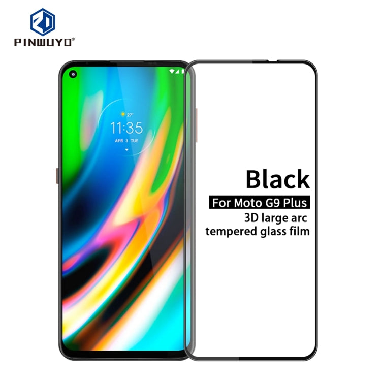 PINWUYO 9H 3D Curved Full Screen Explosion-proof Tempered Glass Film, For Xiaomi Poco M3, For Motorola Moto E (2020), For vivo Y12s, For Motorola Moto G9 Plus, For vivo S7e 5G