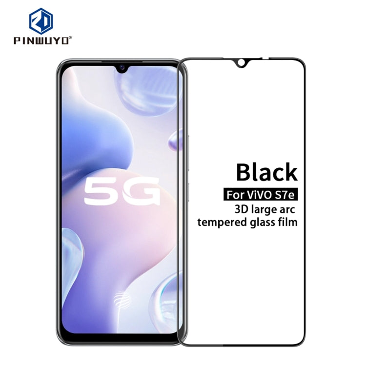 PINWUYO 9H 3D Curved Full Screen Explosion-proof Tempered Glass Film, For Xiaomi Poco M3, For Motorola Moto E (2020), For vivo Y12s, For Motorola Moto G9 Plus, For vivo S7e 5G
