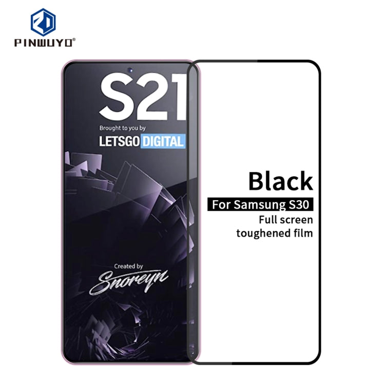 PINWUYO 9H 2.5D Full Screen Tempered Glass Film, For Samsung Galaxy S21 5G, For ViVO Y52s, For OnePlus 8T, For Samsung Galaxy S21+ 5G, For Samsung Galaxy A52, For Samsung Galaxy A72, For OPPO Reno5