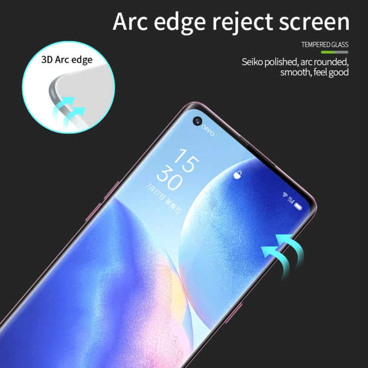 PINWUYO 9H 3D Hot Bending Tempered Glass Film, For OPPO Reno5 Pro, For vivo X60 Pro