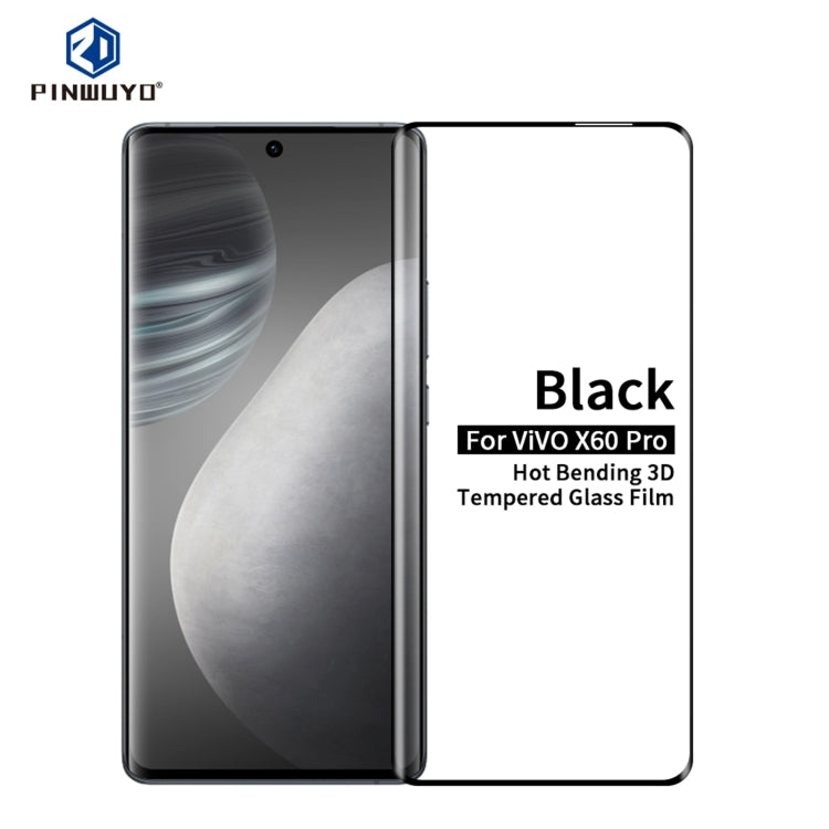 PINWUYO 9H 3D Hot Bending Tempered Glass Film, For OPPO Reno5 Pro, For vivo X60 Pro