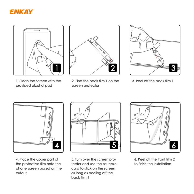 ENKAY Hat-Prince 0.1mm 3D Full Screen Protector Explosion-proof Hydrogel Film, For iPhone 12 mini, For iPhone 12 / 12 Pro, For iPhone 12 Pro Max