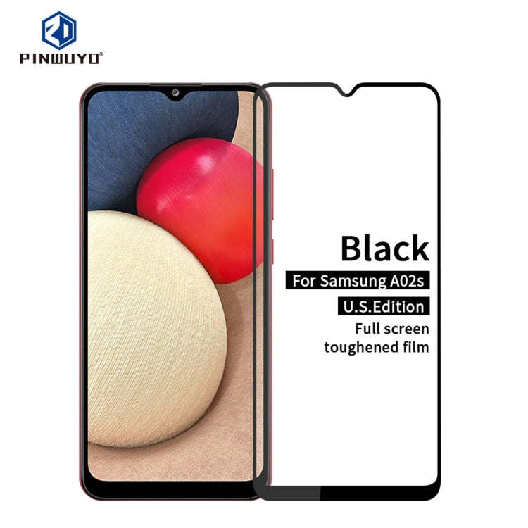 PINWUYO 9H 2.5D Full Screen Tempered Glass Film, For Xiaomi Redmi Note 10 Pro, For Samsung Galaxy A02s (US), For OPPO Find X3 Lite