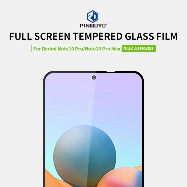 PINWUYO 9H 2.5D Full Screen Tempered Glass Film, For Xiaomi Redmi Note 10 Pro, For Samsung Galaxy A02s (US), For OPPO Find X3 Lite