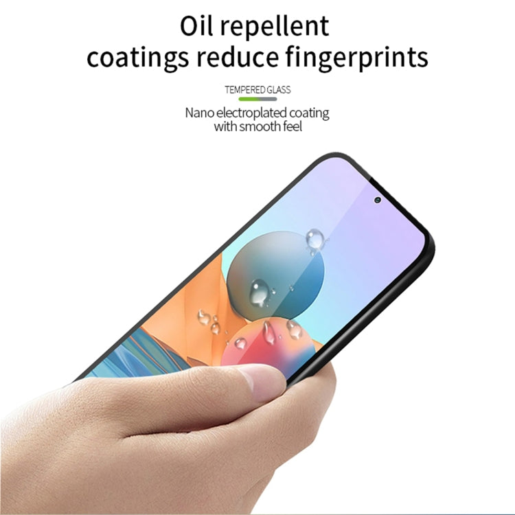 PINWUYO 9H 2.5D Full Screen Tempered Glass Film, For Xiaomi Redmi Note 10 Pro, For Samsung Galaxy A02s (US), For OPPO Find X3 Lite