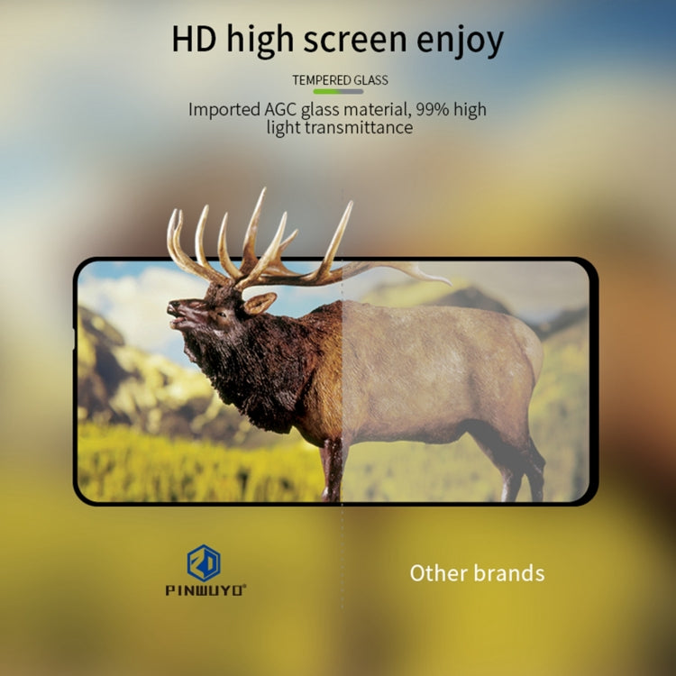 PINWUYO 9H 2.5D Full Screen Tempered Glass Film, For Xiaomi Redmi Note 10 Pro, For Samsung Galaxy A02s (US), For OPPO Find X3 Lite