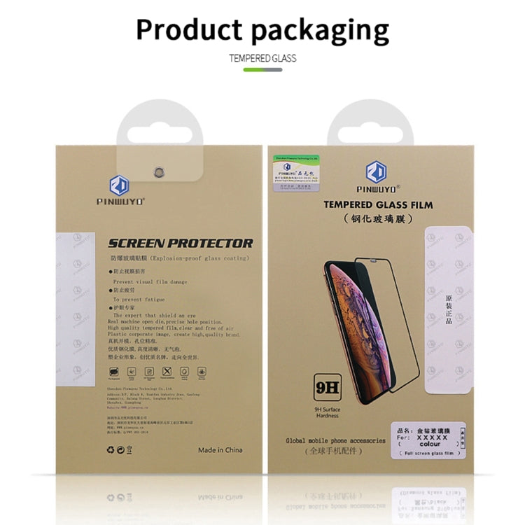 PINWUYO 9H 2.5D Full Screen Tempered Glass Film, For Xiaomi Redmi Note 10 Pro, For Samsung Galaxy A02s (US), For OPPO Find X3 Lite