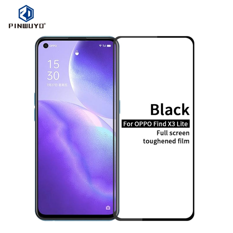 PINWUYO 9H 2.5D Full Screen Tempered Glass Film, For Xiaomi Redmi Note 10 Pro, For Samsung Galaxy A02s (US), For OPPO Find X3 Lite