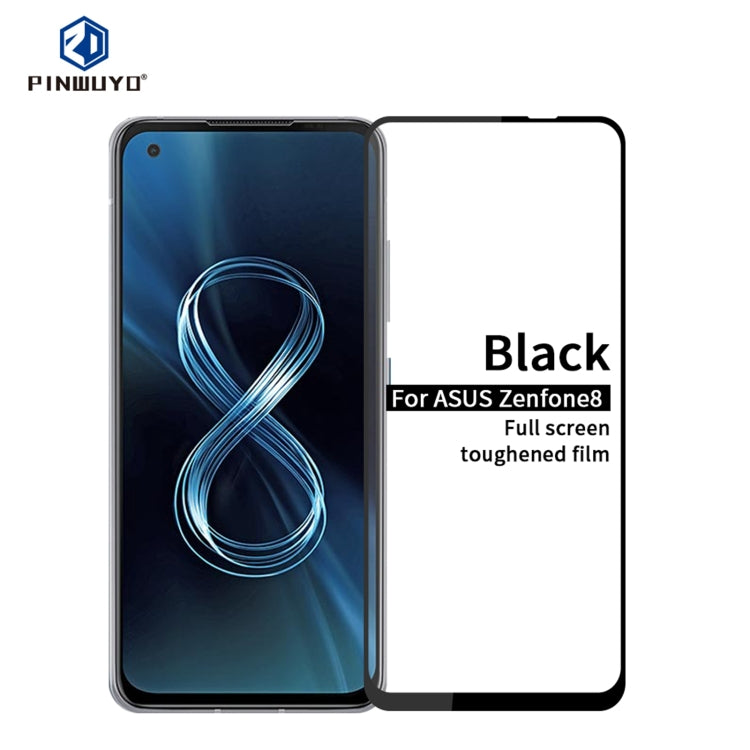 PINWUYO 9H 2.5D Full Screen Tempered Glass Film, For Realme 8 / 8 Pro, For OPPO K9, For Asus Zenfone 8 / ZS590KS, For Motorola Moto G20