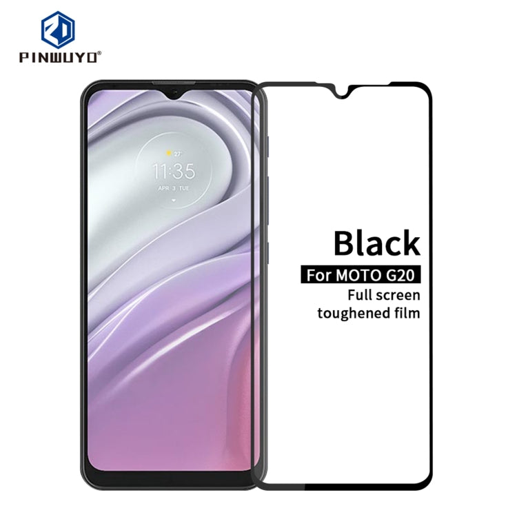PINWUYO 9H 2.5D Full Screen Tempered Glass Film, For Realme 8 / 8 Pro, For OPPO K9, For Asus Zenfone 8 / ZS590KS, For Motorola Moto G20