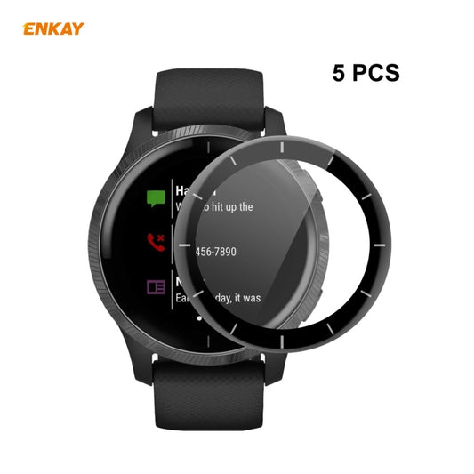 5 PCS ENKAY Hat-Prince 3D Full Screen Soft PC Edge + PMMA HD Screen Protector Film