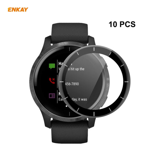 10 PCS ENKAY Hat-Prince 3D Full Screen Soft PC Edge + PMMA HD Screen Protector Film