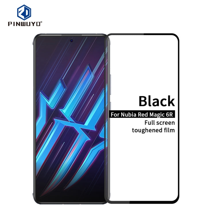 PINWUYO 9H 2.5D Full Screen Tempered Glass Film, For OPPO Reno6, For Realme X7 Max, For Nubia Red Magic 6R, For Honor Play5 5G, For Samsung Galaxy S21 FE