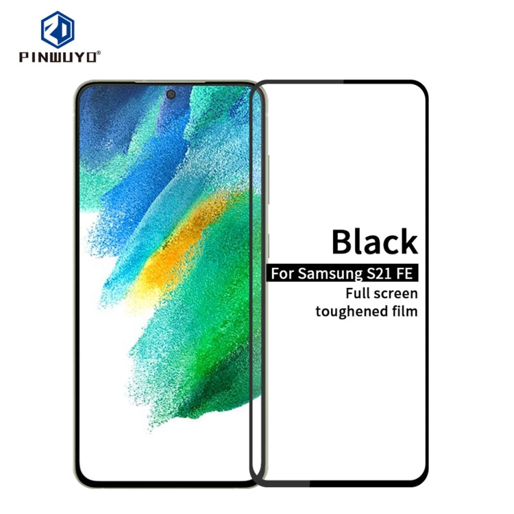 PINWUYO 9H 2.5D Full Screen Tempered Glass Film, For OPPO Reno6, For Realme X7 Max, For Nubia Red Magic 6R, For Honor Play5 5G, For Samsung Galaxy S21 FE