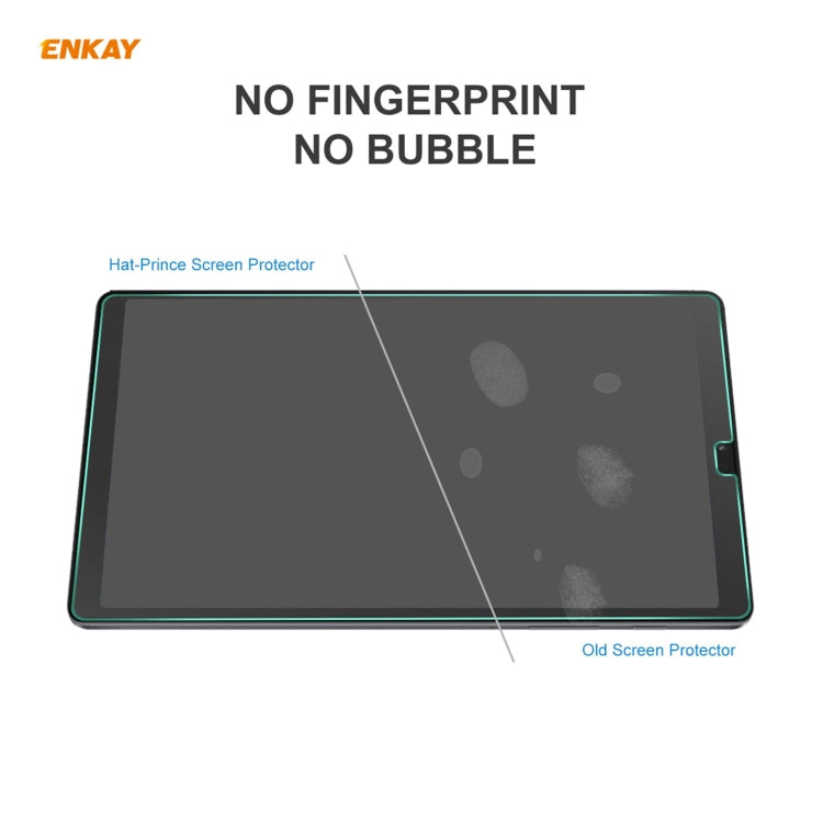 For Samsung Galaxy Tab A7 Lite 8.7 T220 / T225 ENKAY Hat-Prince 0.33mm 9H Surface Hardness 2.5D Explosion-proof Tempered Glass Protector Film, 1 PCS, 2 PCS