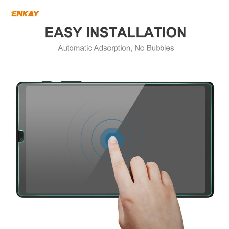 For Samsung Galaxy Tab A7 Lite 8.7 T220 / T225 ENKAY Hat-Prince 0.33mm 9H Surface Hardness 2.5D Explosion-proof Tempered Glass Protector Film, 1 PCS, 2 PCS