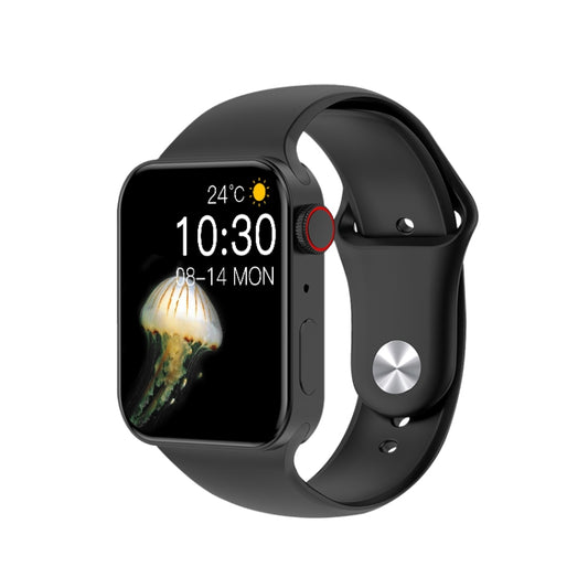 T100Plus 1.75 inch Color Screen Smart Watch, IP67 Waterproof,Support Body Temperature Test/Bluetooth Call/Heart Rate Monitoring/Blood Pressure Monitoring/Blood Oxygen Monitoring/Sleep Monitoring