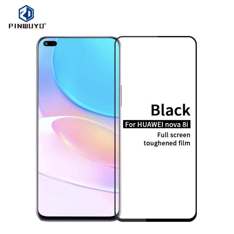 PINWUYO 9H 2.5D Full Screen Tempered Glass Film, For vivo iQOO8, For Google Pixel 5A 5G, For Samsung Galaxy Z Fold3 5G, For Honor X20, For Huawei Nova 8i, For Sony Xperia 5 III