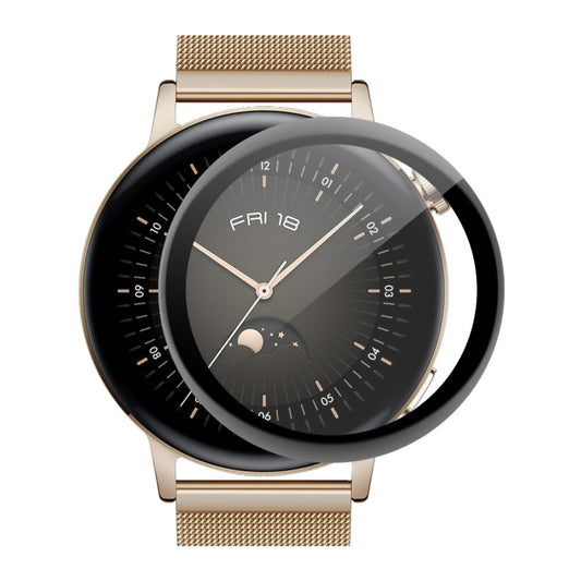 For Huawei Watch GT 3 42mm ENKAY Hat-Prince Full Coverage 3D Curved Soft PC Edge + PMMA HD Screen Protector Film