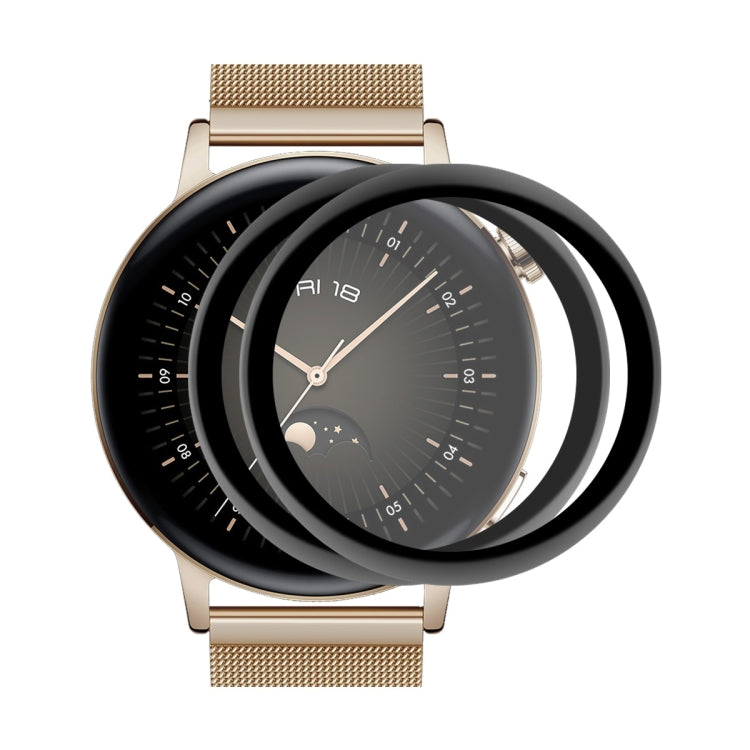 For Huawei Watch GT 3 42mm ENKAY Hat-Prince Full Coverage 3D Curved Soft PC Edge + PMMA HD Screen Protector Film