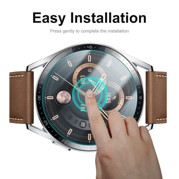 For Huawei Watch GT 3 46mm ENKAY Hat-Prince Crystal Screen Protector Anti-scratch Watch Film
