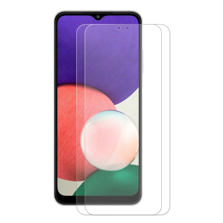 2 PCS For Samsung Galaxy A32 5G ENKAY Hat-Prince 0.26mm 9H 2.5D Curved Edge Tempered Glass Film, 2 PCS