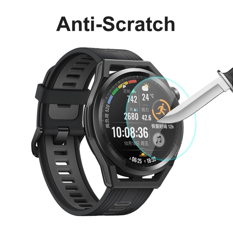 For Huawei Watch GT Runner 46mm ENKAY Hat-Prince 0.2mm 9H 2.15D Curved Edge Tempered Glass Screen Protector Watch Film