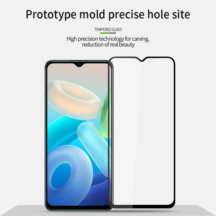 PINWUYO 9H 2.5D Tempered Glass Full Film, For vivo Y76 5G / Y76S 5G, For Honor X30, For Xiaomi Poco M4 Pro 5G