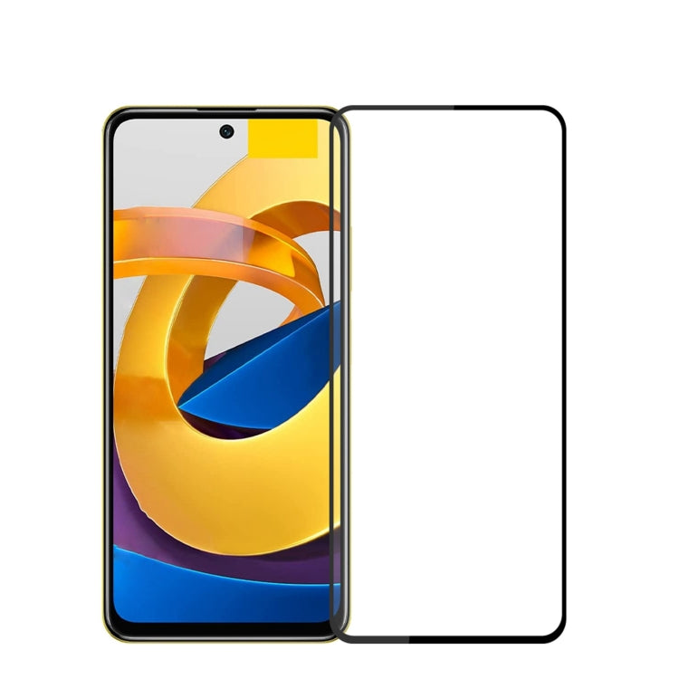 PINWUYO 9H 2.5D Tempered Glass Full Film, For vivo Y76 5G / Y76S 5G, For Honor X30, For Xiaomi Poco M4 Pro 5G