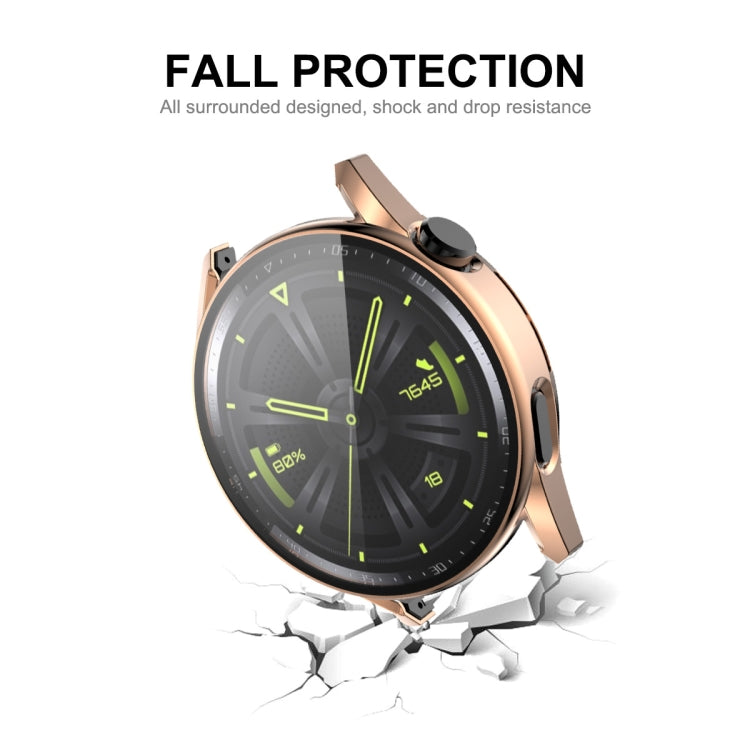 For Huawei Watch GT 3 42mm ENKAY PC Frame + Tempered Glass Protector Composite Case